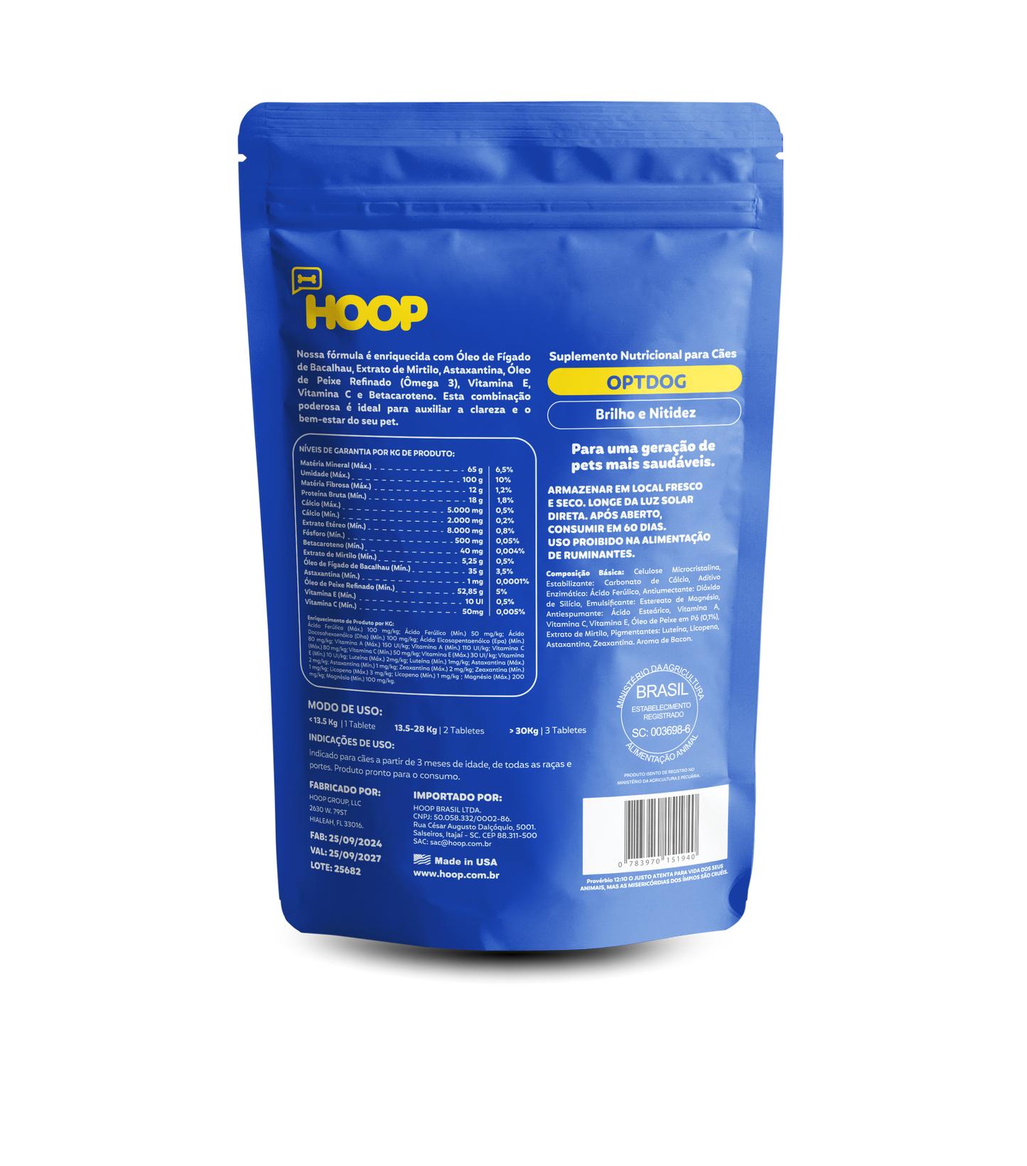 Optdog - Suplemento Canino