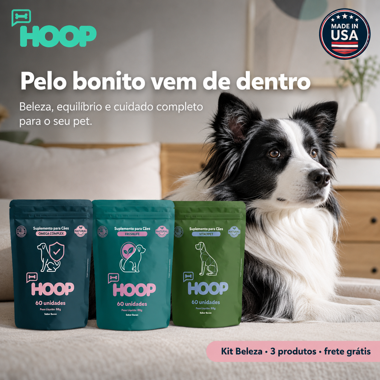 Kit Beleza - Suplemento Canino