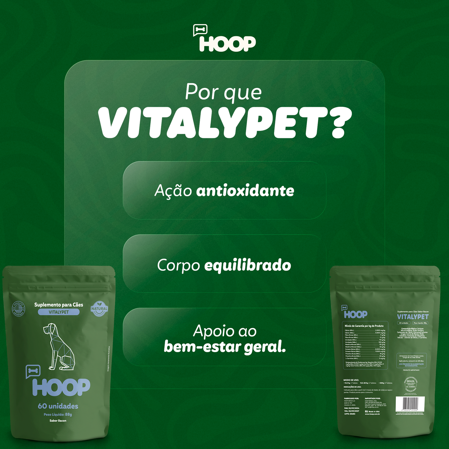 Vitalypet - Suplemento Canino